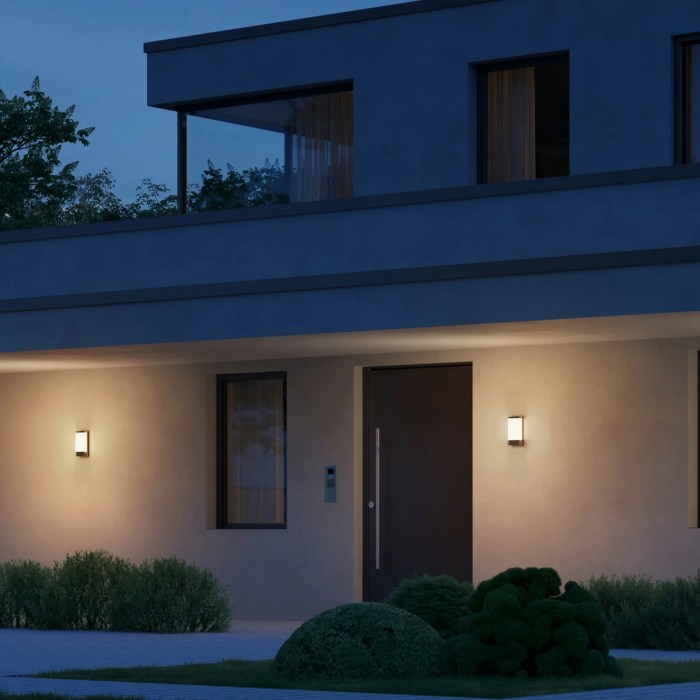 Sensor lampu otomatis untuk rumah kontemporer